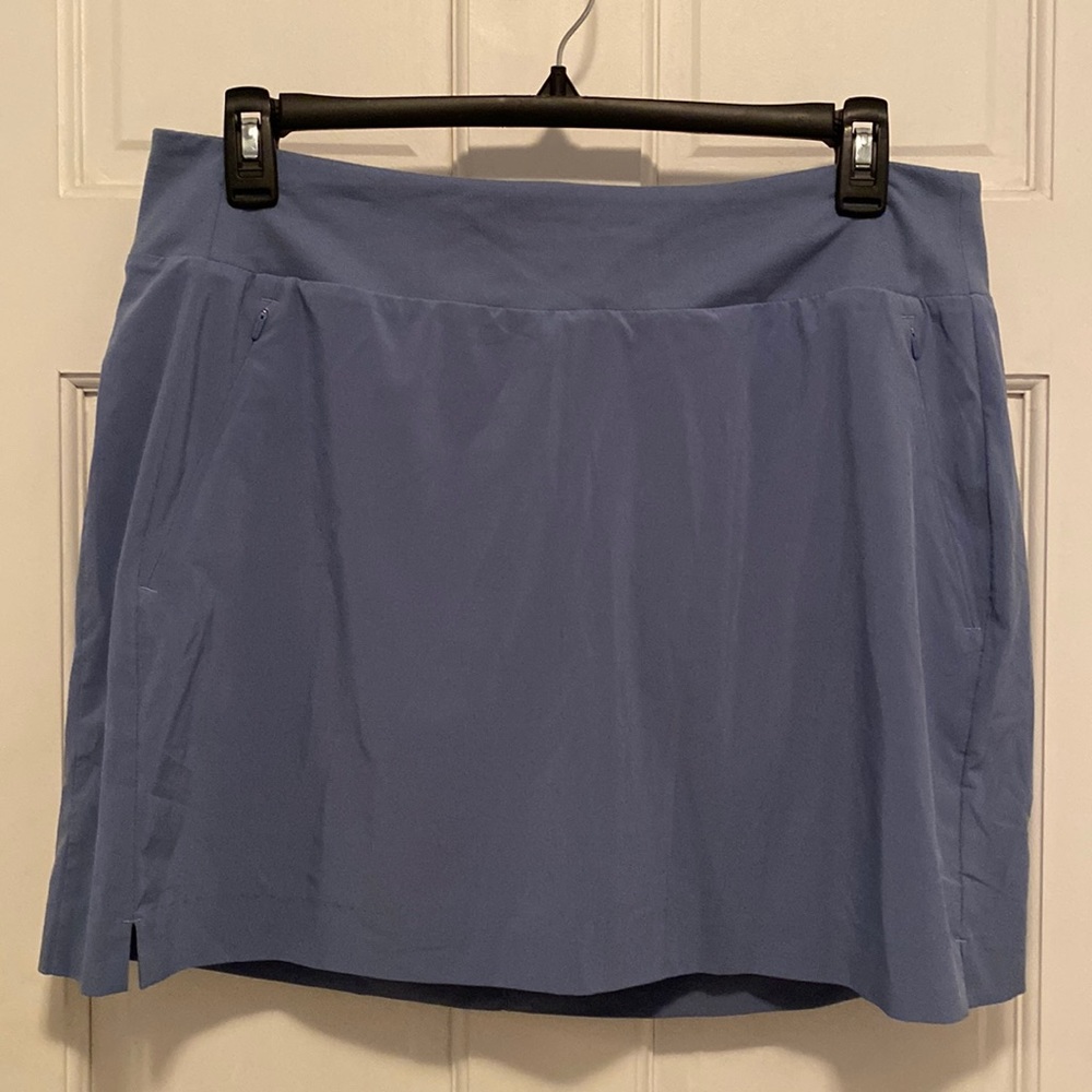 Athleta Lt Blue Skort Elastic Waist Women's Size 16